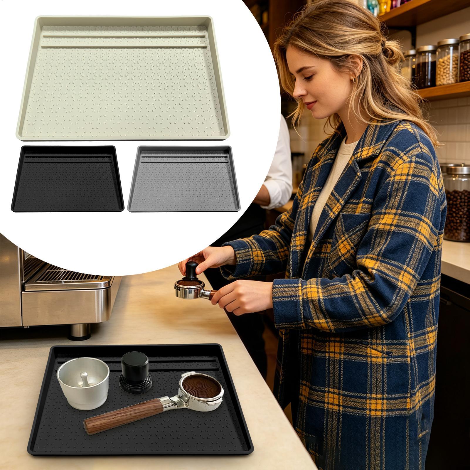 Kitchen Baking Tray Organiser - Crumb Catcher Tray Heat Resistant Silicone