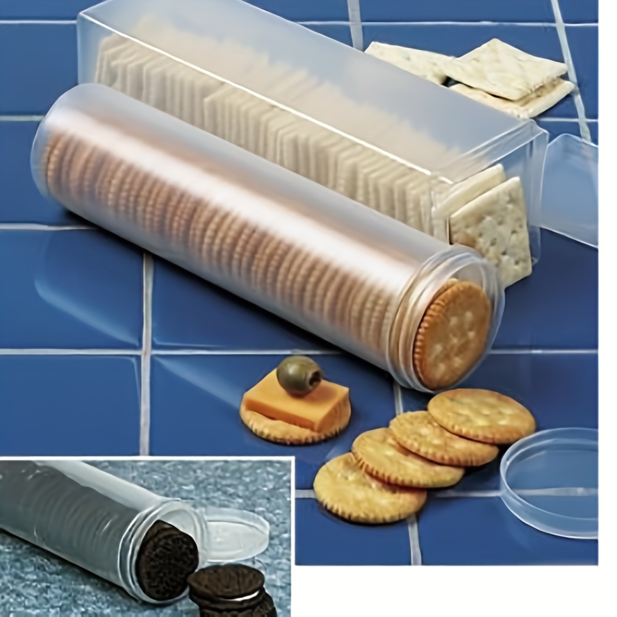 Kitchen Baking Tray Storage - Clear Rectangular Sealed Food Storage Container