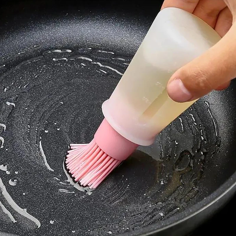 Kitchen With Baking Area - New 2026 1PC Silicone Oil-Bottle Brush