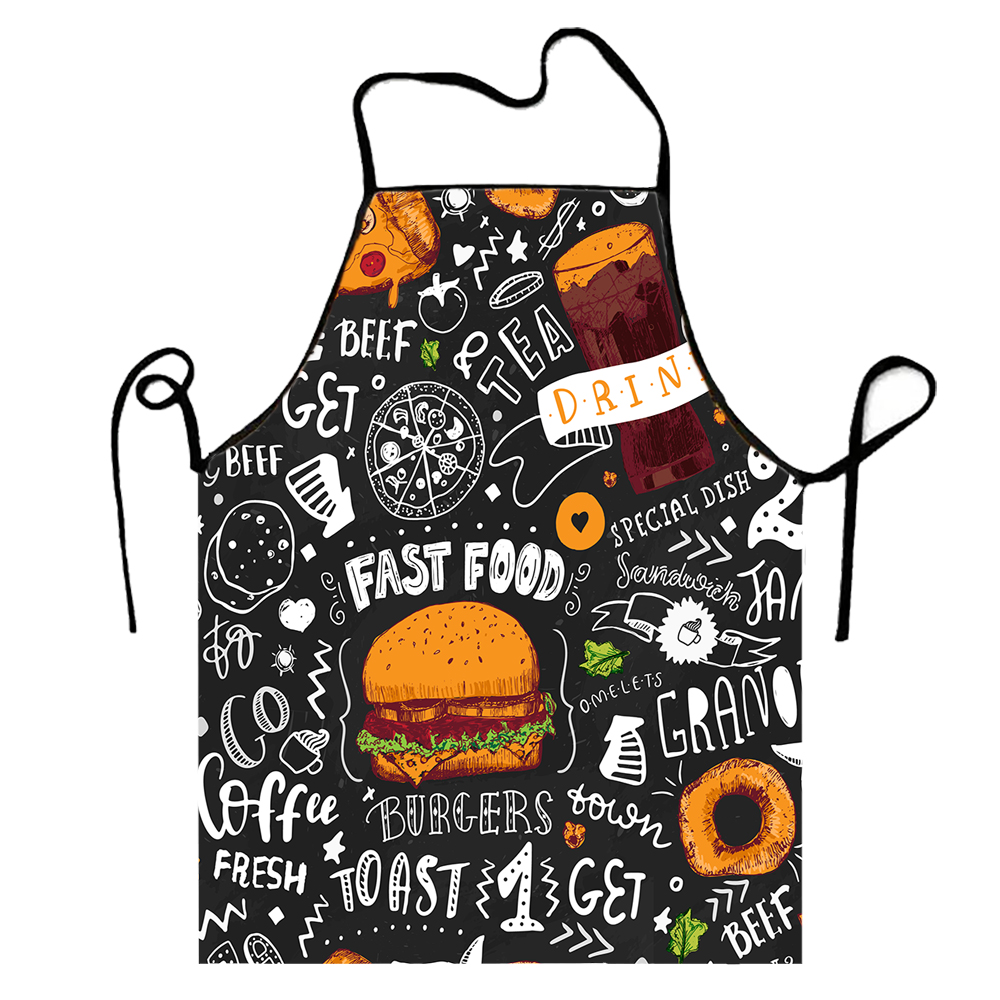 Super Kitchen Baking Mat - 1pc Fashionable Super Hamburger Pattern Apron