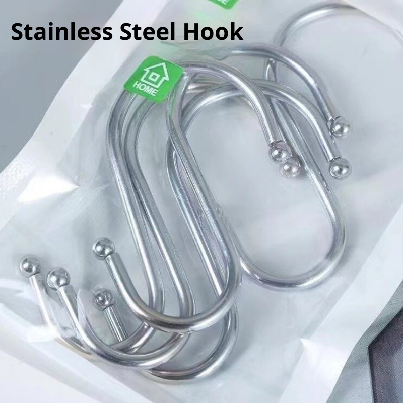 Stainless Steel S Shape Hook M - Kitchen Zo ulasan dan harga