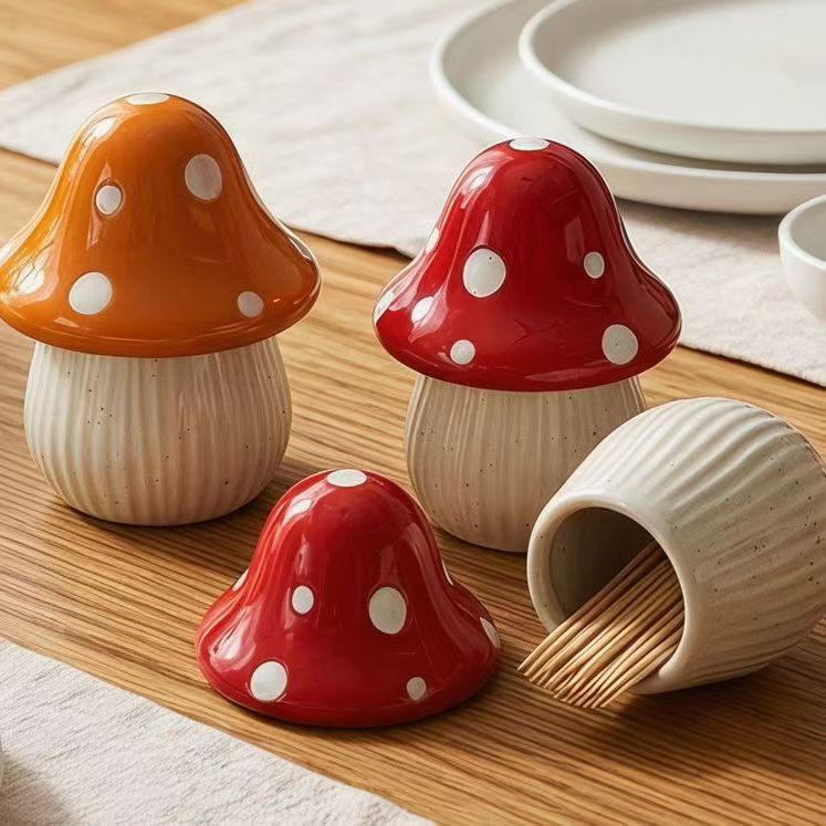 Cartoon Mushroom Ceramic Stora - Kitchen Zo ulasan dan harga