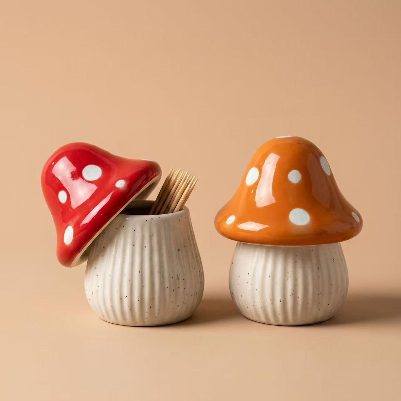 Cartoon Mushroom Ceramic Stora - Kitchen Zo ulasan dan harga
