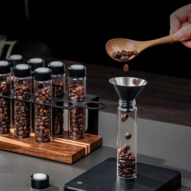 JUSTINLAU Glass Coffee Bean St - Kitchen Zo ulasan dan harga