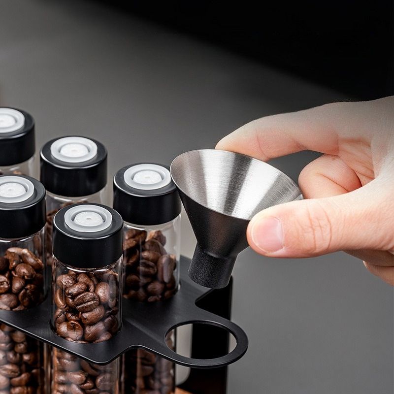 JUSTINLAU Glass Coffee Bean St - Kitchen Zo ulasan dan harga