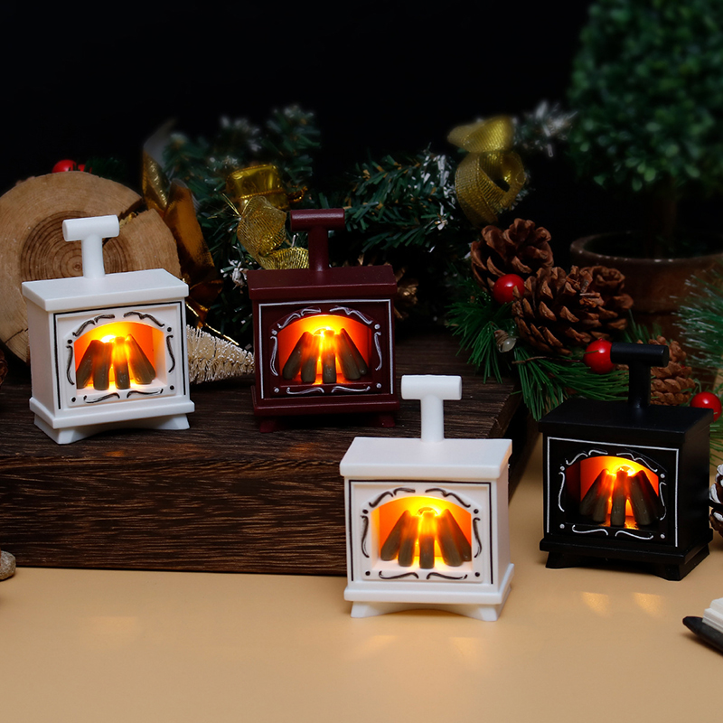 Dollhouse Miniature Fireplace  - Kitchen Uncle ulasan dan harga