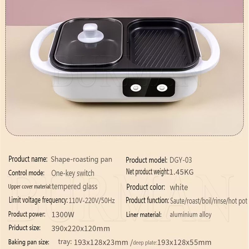 Multifunctional Electric Hot P - Kitchen Baking Tray Organiser ulasan dan harga