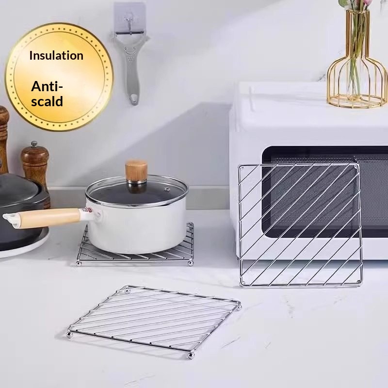 Metal Heat Insulation Trivet S - Kitchen Baking Pan Organizer ulasan dan harga