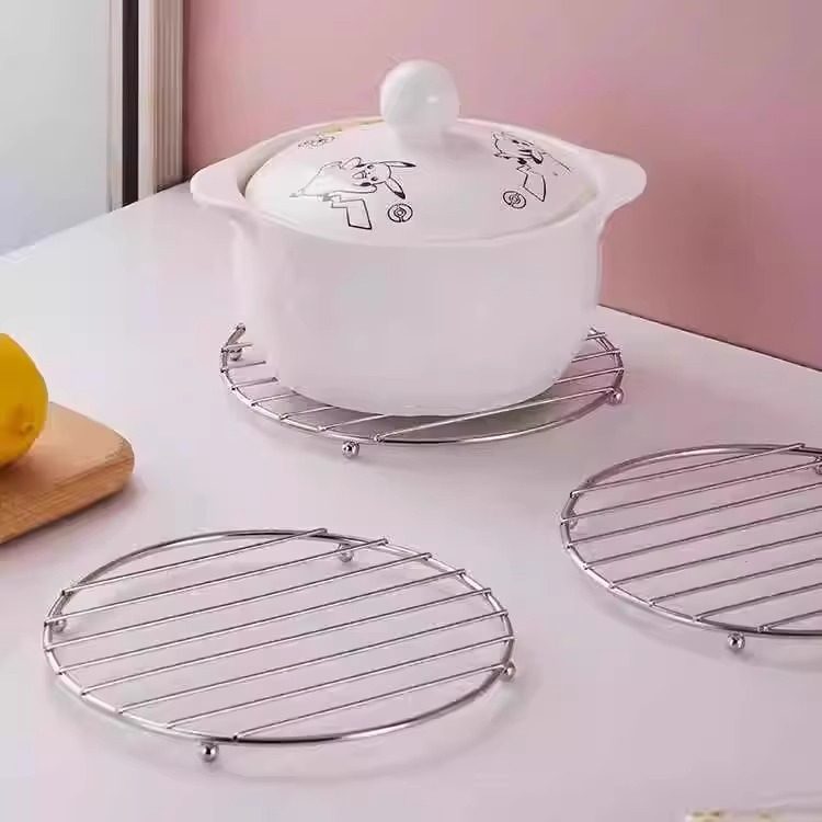 Metal Heat Insulation Trivet S - Kitchen Baking Pan Organizer ulasan dan harga