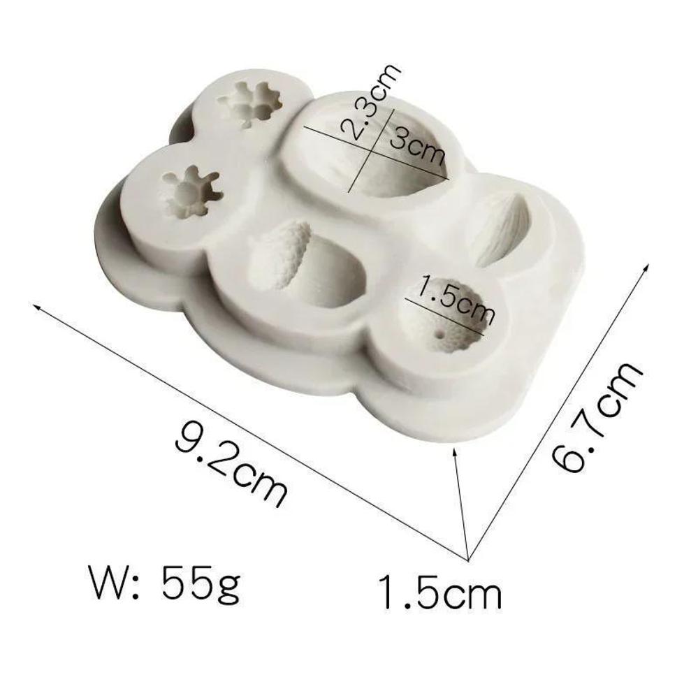 Nut Chocolate Silicone Mold DI - Baking Kitchen Kids ulasan dan harga