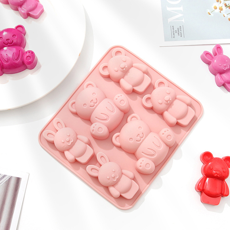 Silicone Mold Cute Cartoon Ani - Baking Kitchen Kids ulasan dan harga