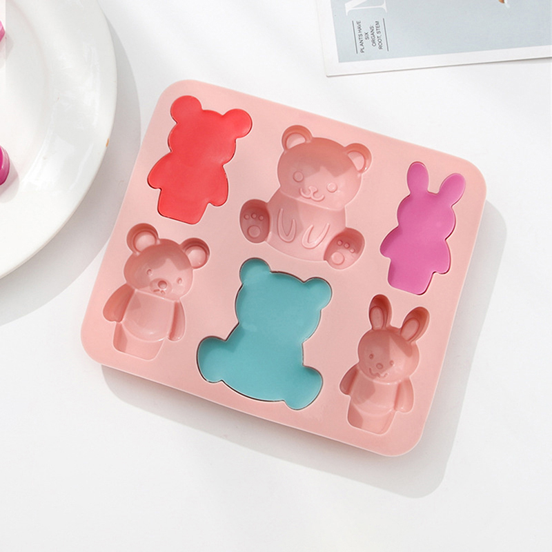 Silicone Mold Cute Cartoon Ani - Baking Kitchen Kids ulasan dan harga
