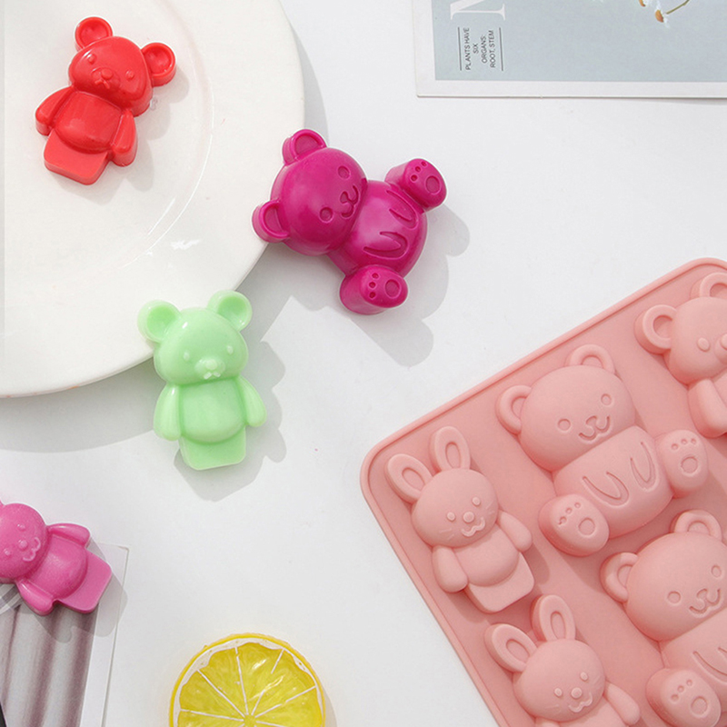 Silicone Mold Cute Cartoon Ani - Baking Kitchen Kids ulasan dan harga
