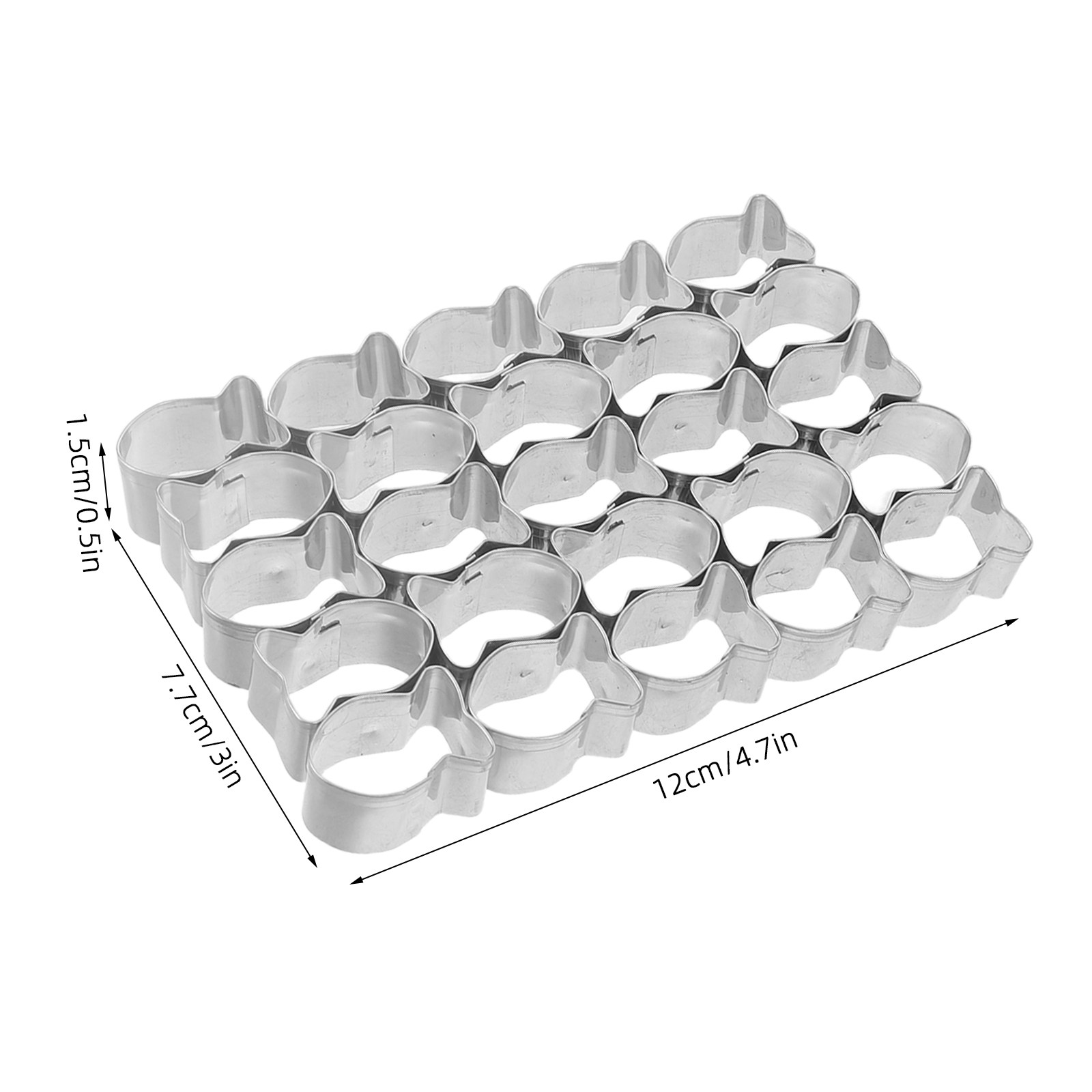 2Pcs Fish Shaped Cookie Cutter - Baking Kitchen Set ulasan dan harga