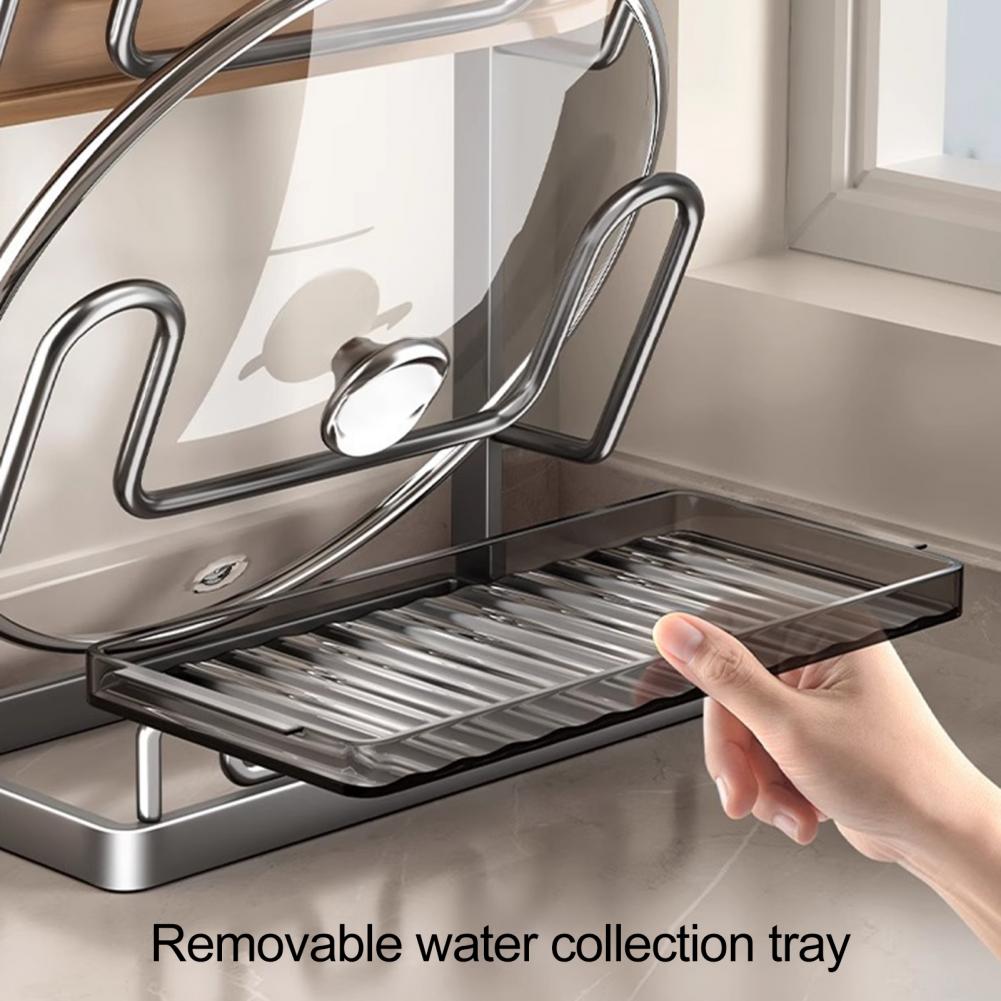 Kitchen Lid Storage Rack Pot L - Kitchen Baking Pan Organizer ulasan dan harga