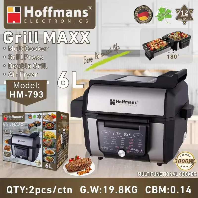 For Hoffmans 6L 3000W Digital  - Kitchen With Baking Area ulasan dan harga