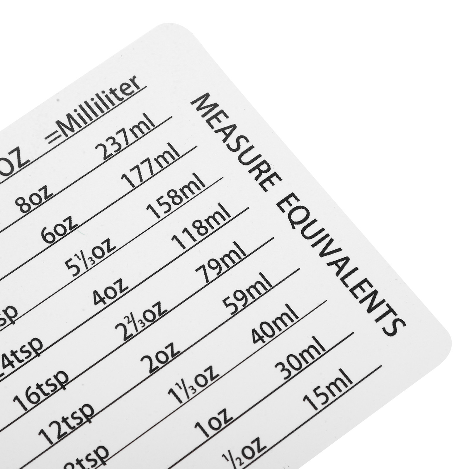 Compact Magnetic Kitchen Measu - Kitchen Baking Conversion Chart ulasan dan harga