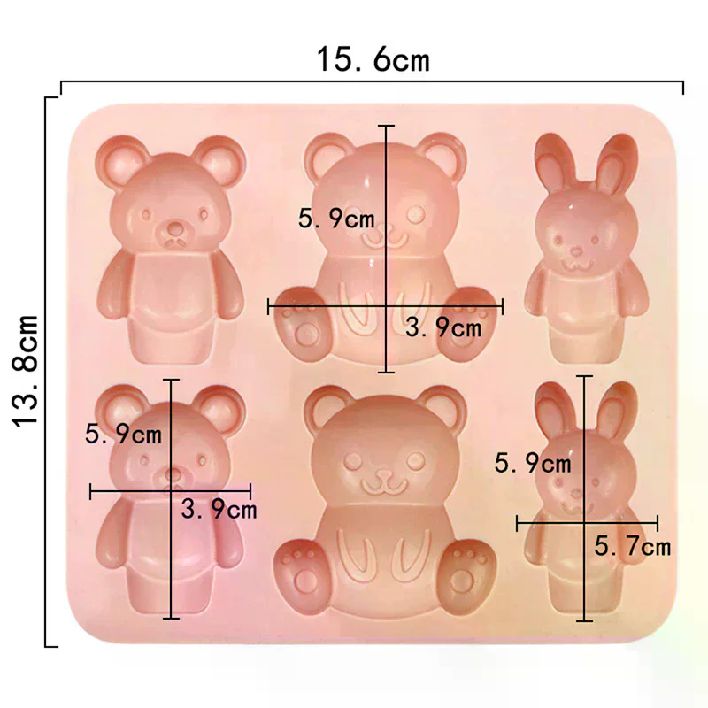 /PFU/Silicone Mold Cute Cartoo - Baking Kitchen Kids ulasan dan harga