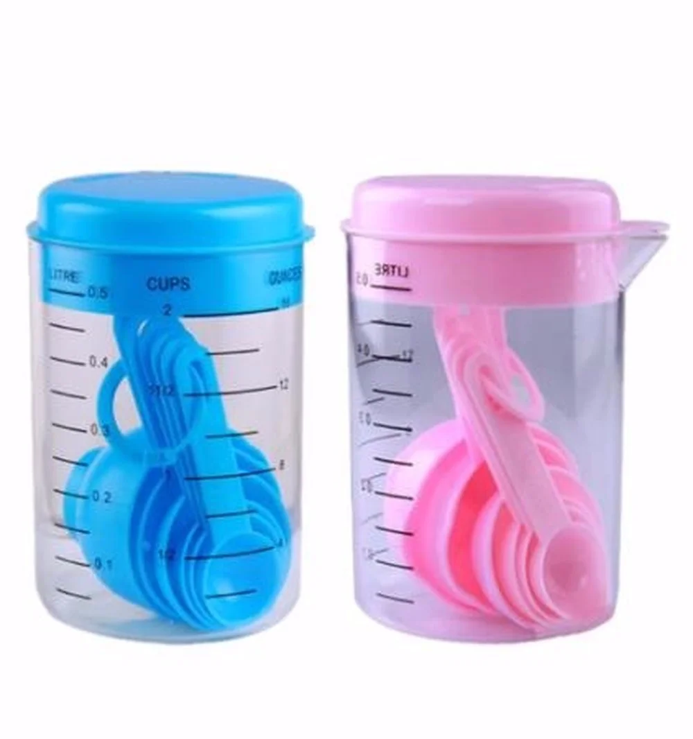 7 Pieces / Set Plastic Measuri - Kitchen Baking Ware ulasan dan harga