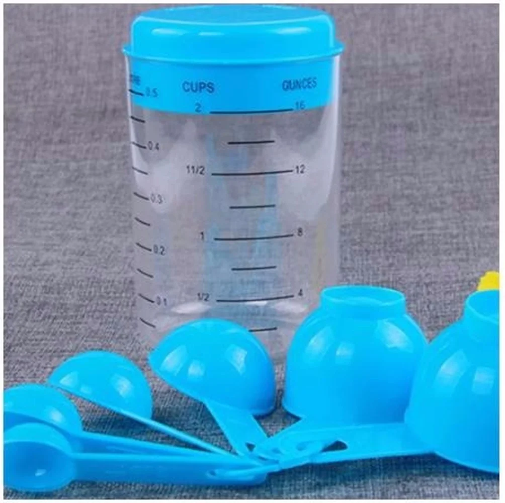 7 Pieces / Set Plastic Measuri - Kitchen Baking Ware ulasan dan harga