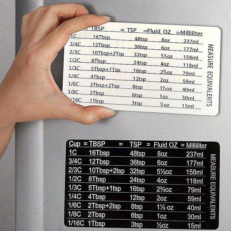 Kitchen Baking Magnetic Measur - Kitchen Baking Conversion Chart ulasan dan harga