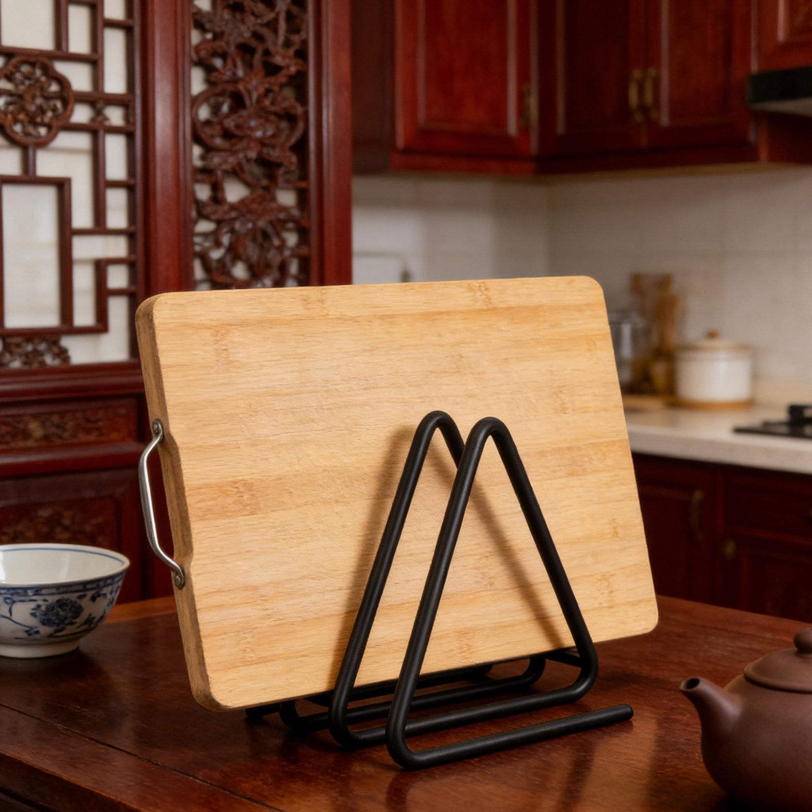 Triangle Cutting Board Holder  - Kitchen With Baking Area ulasan dan harga