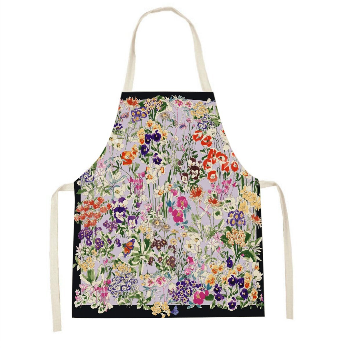 Pink tulip kitchen apron Clean - Baking Kitchen Kids ulasan dan harga