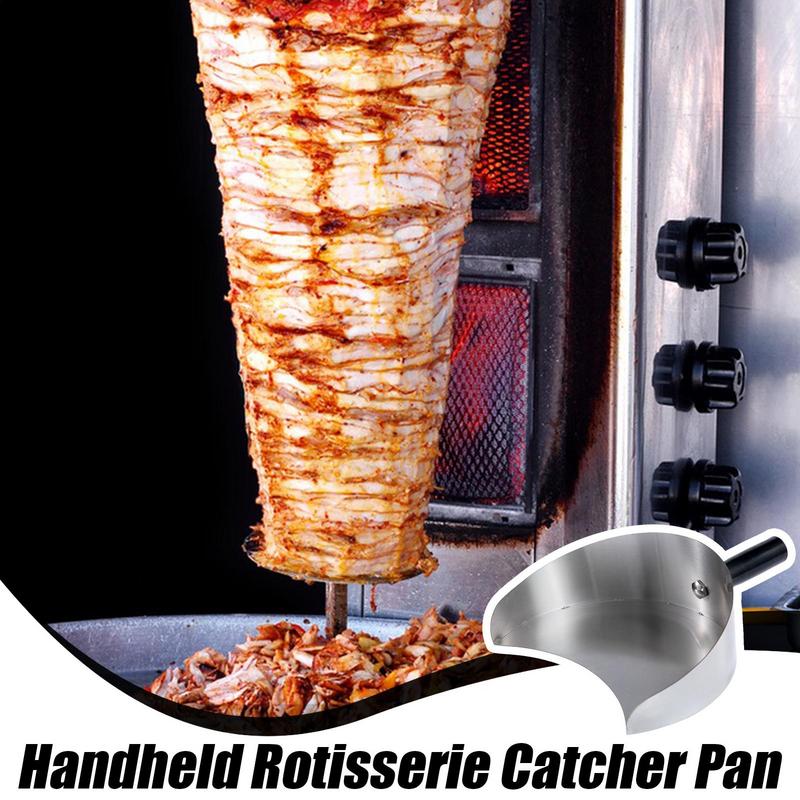 Handheld Meat Catcher BBQ Shov - Kitchen Baking Tray Organiser ulasan dan harga
