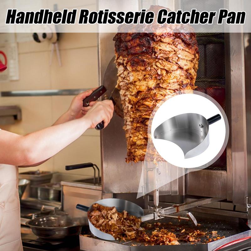 Handheld Meat Catcher BBQ Shov - Kitchen Baking Tray Organiser ulasan dan harga