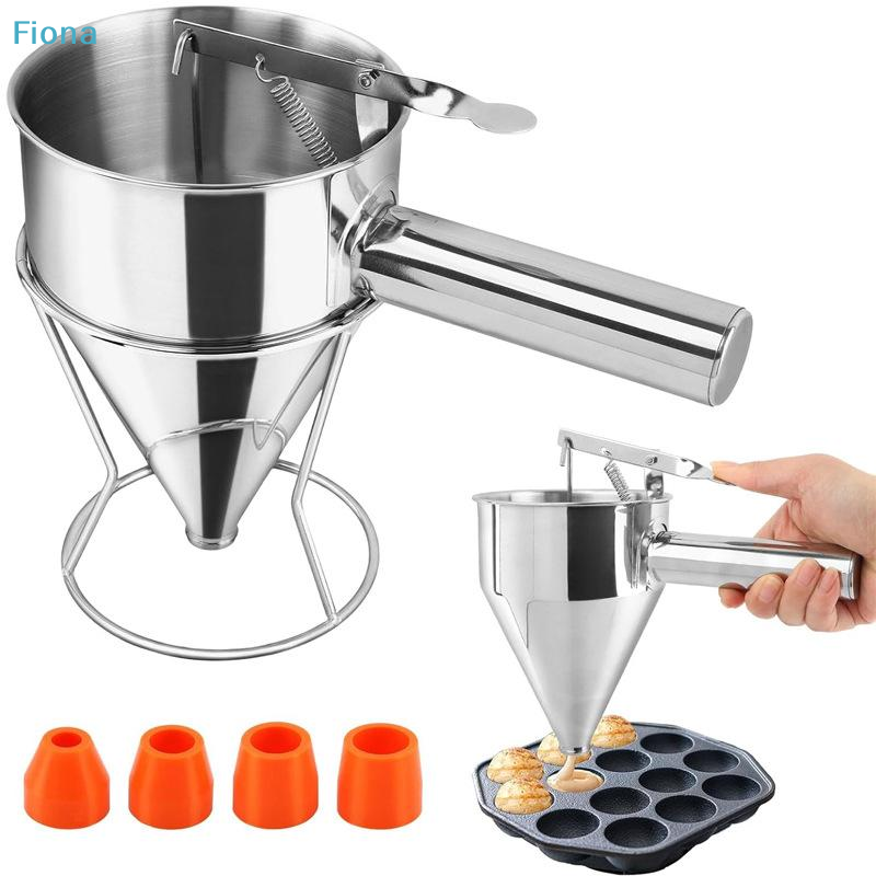 ✔Stainless Steel Funnel Dispen - Kitchen Baking Blender ulasan dan harga