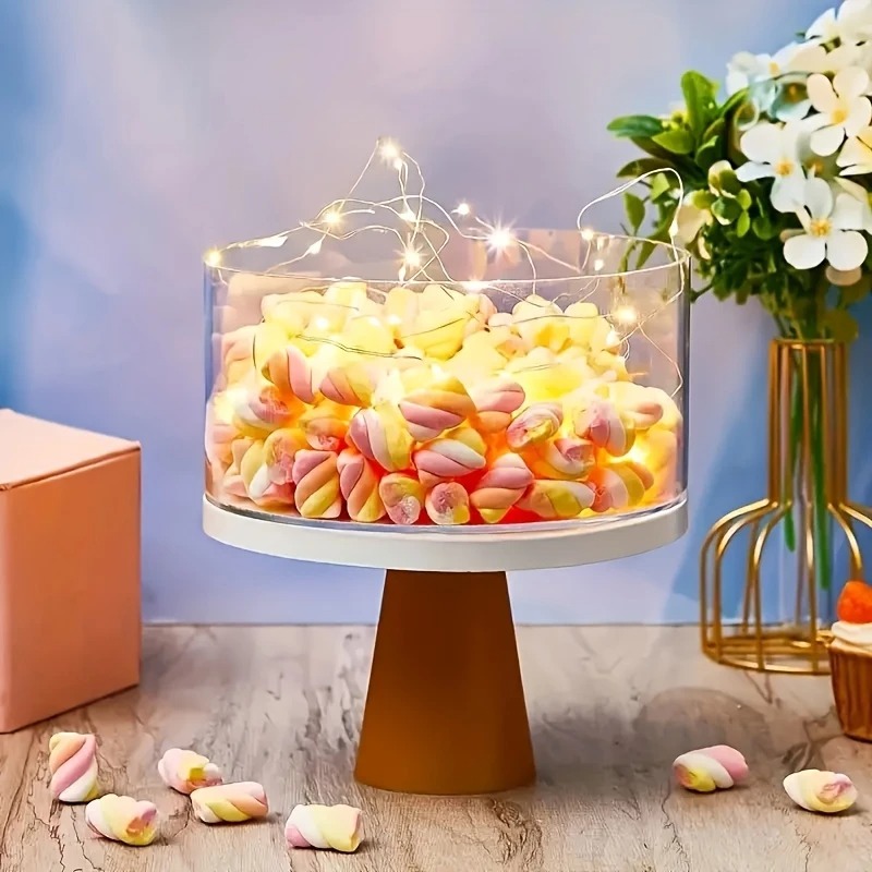 Acrylic Cake Display Round  St - Cake Board Round ulasan dan harga