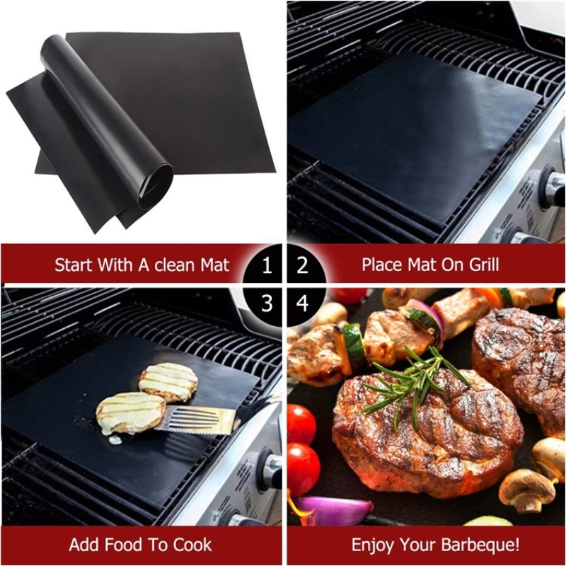 BBQ Grill Mat Barbecue outdoor - Super Kitchen Baking Mat ulasan dan harga