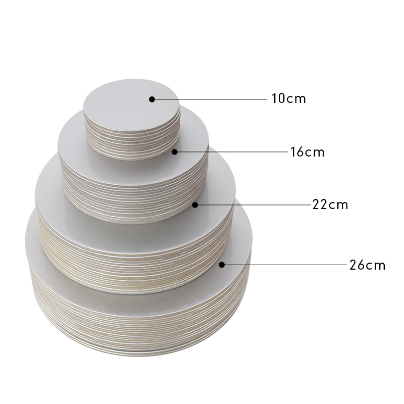 10/16/22/26cm Gold Silver Roun - Cake Board Round ulasan dan harga