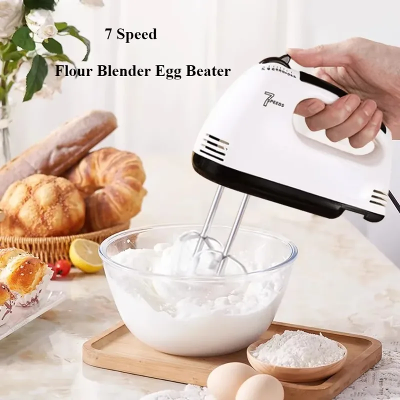 220V Handheld Electric Egg Bea - Kitchen Baking Blender ulasan dan harga