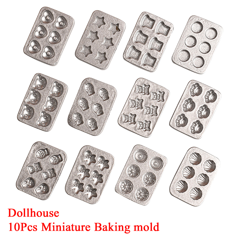 10pcs Doll House Miniature Min - Kitchen With Baking Area ulasan dan harga