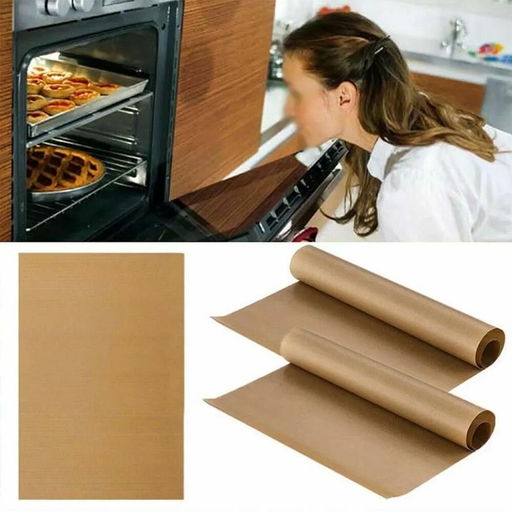 4pcs Non-stick BBQ Grill Mat 6 - Super Kitchen Baking Mat ulasan dan harga