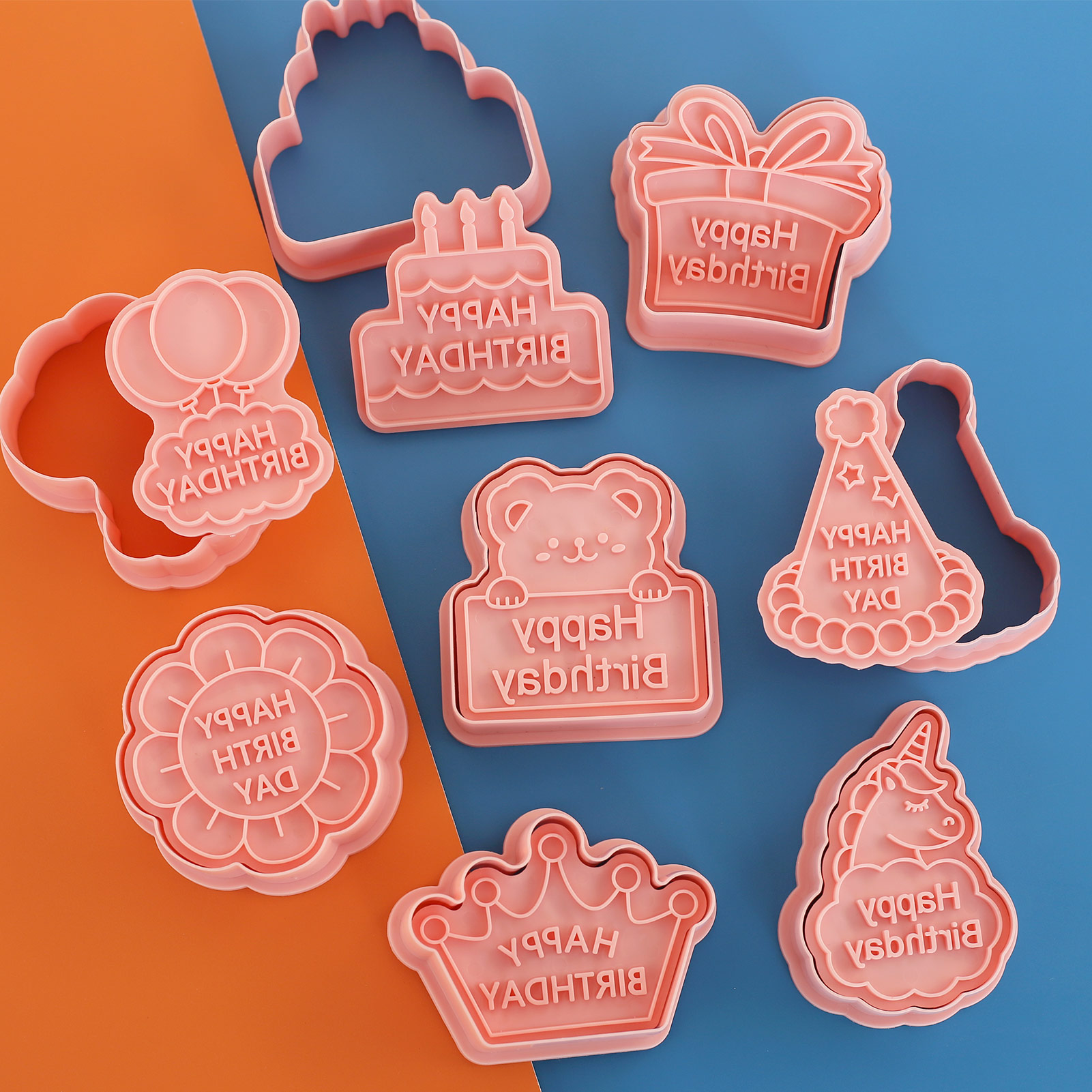 8pcs Happy Birthday Cookie Cut - Baking Kitchen Kids ulasan dan harga
