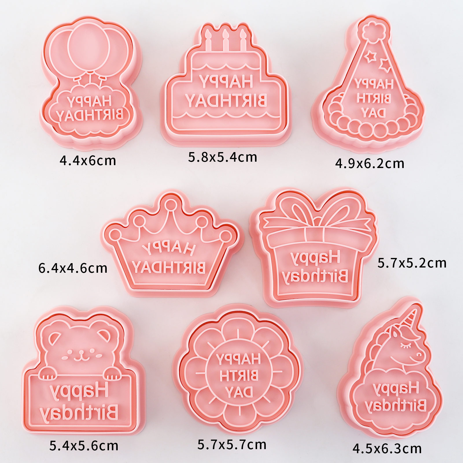 8pcs Happy Birthday Cookie Cut - Baking Kitchen Kids ulasan dan harga