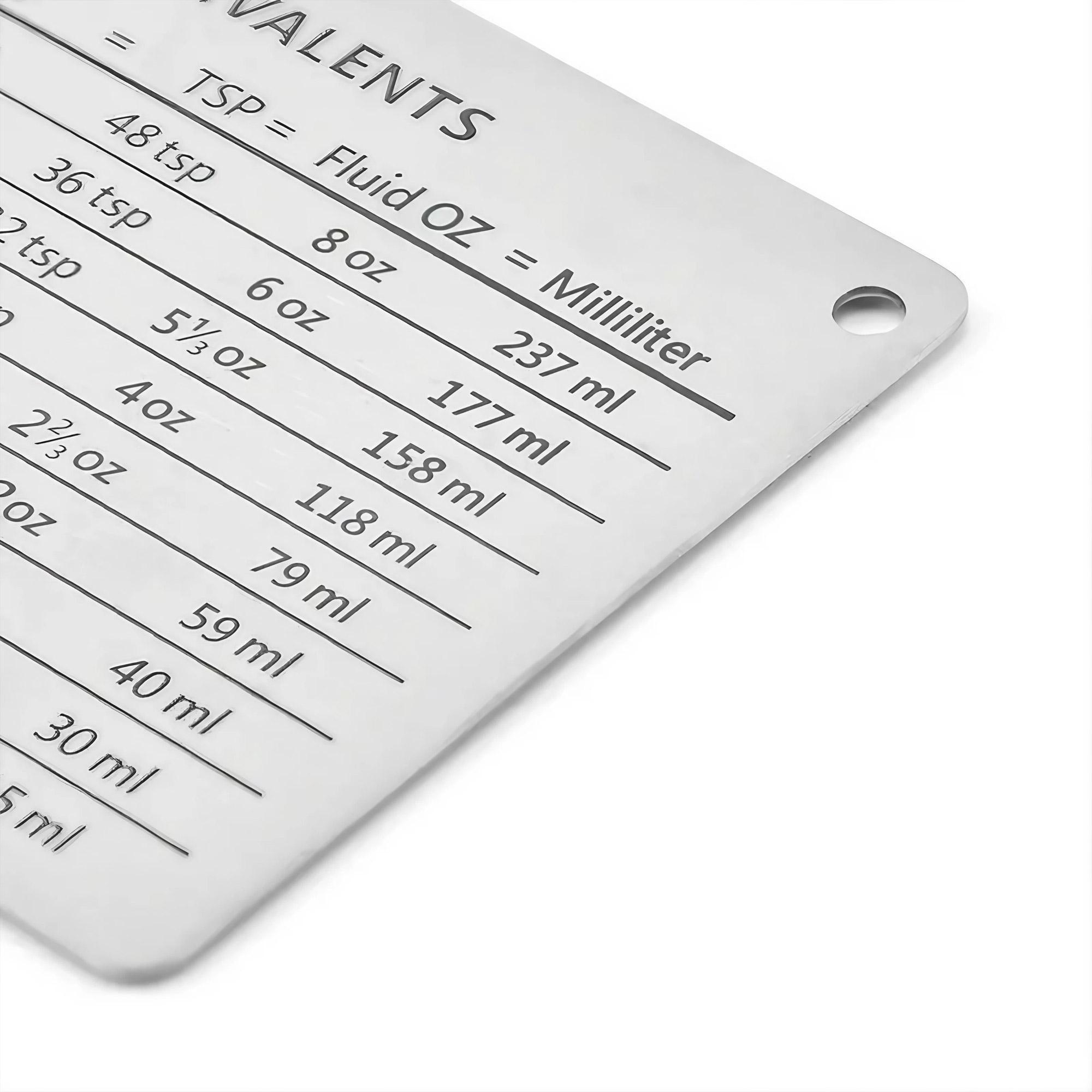 Digital Kitchen Scale 430 Stee - Kitchen Baking Conversion Chart ulasan dan harga