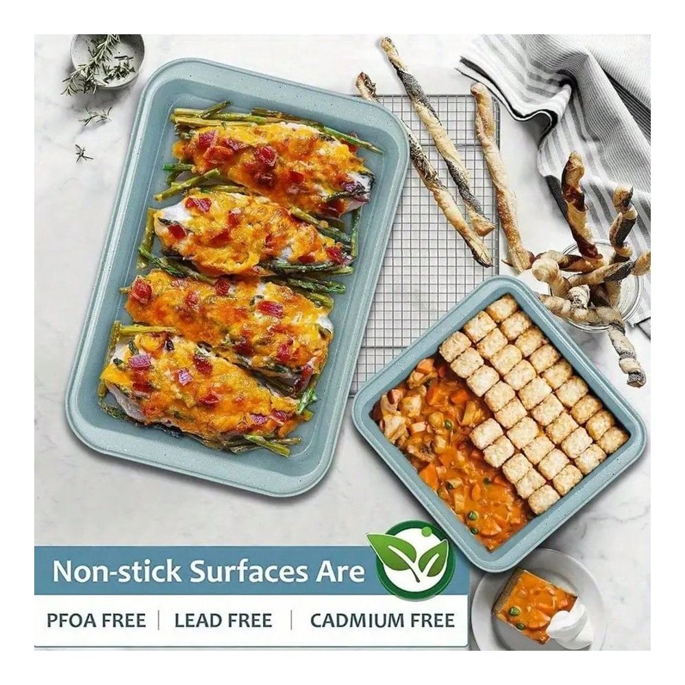 10 Piece Bakeware Set, NonStic - Baking Kitchen Set ulasan dan harga