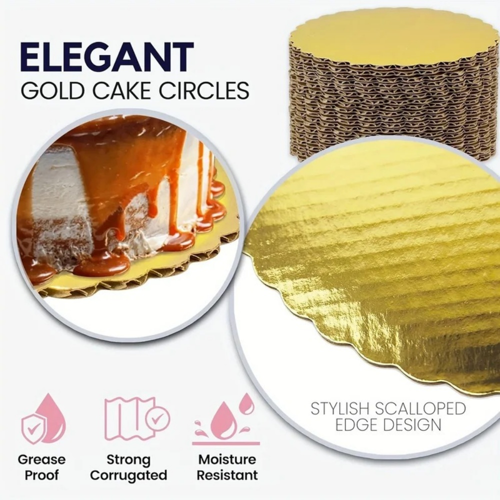 5pcs Cake Board 8/10inch Round - Cake Board Round ulasan dan harga