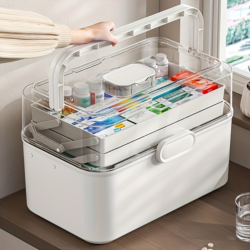 Large Capacity Clear Lid Medic - Kitchen Baking Tray Storage ulasan dan harga
