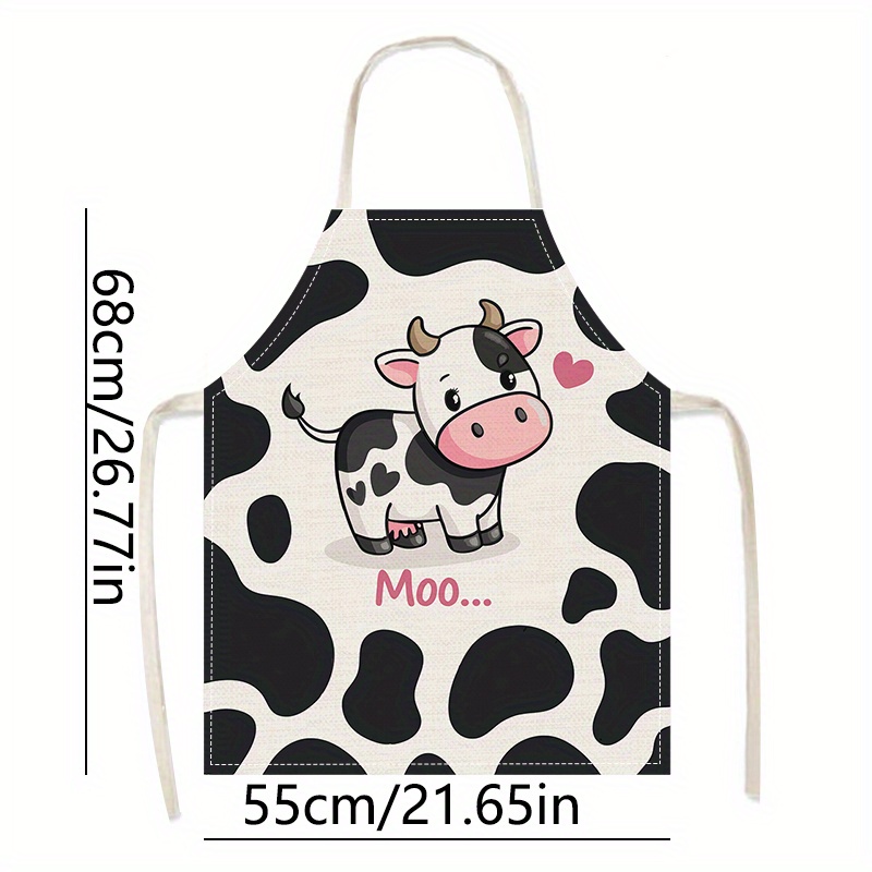 1pc Cute Cartoon Cow Print Kit - Baking Kitchen Kids ulasan dan harga