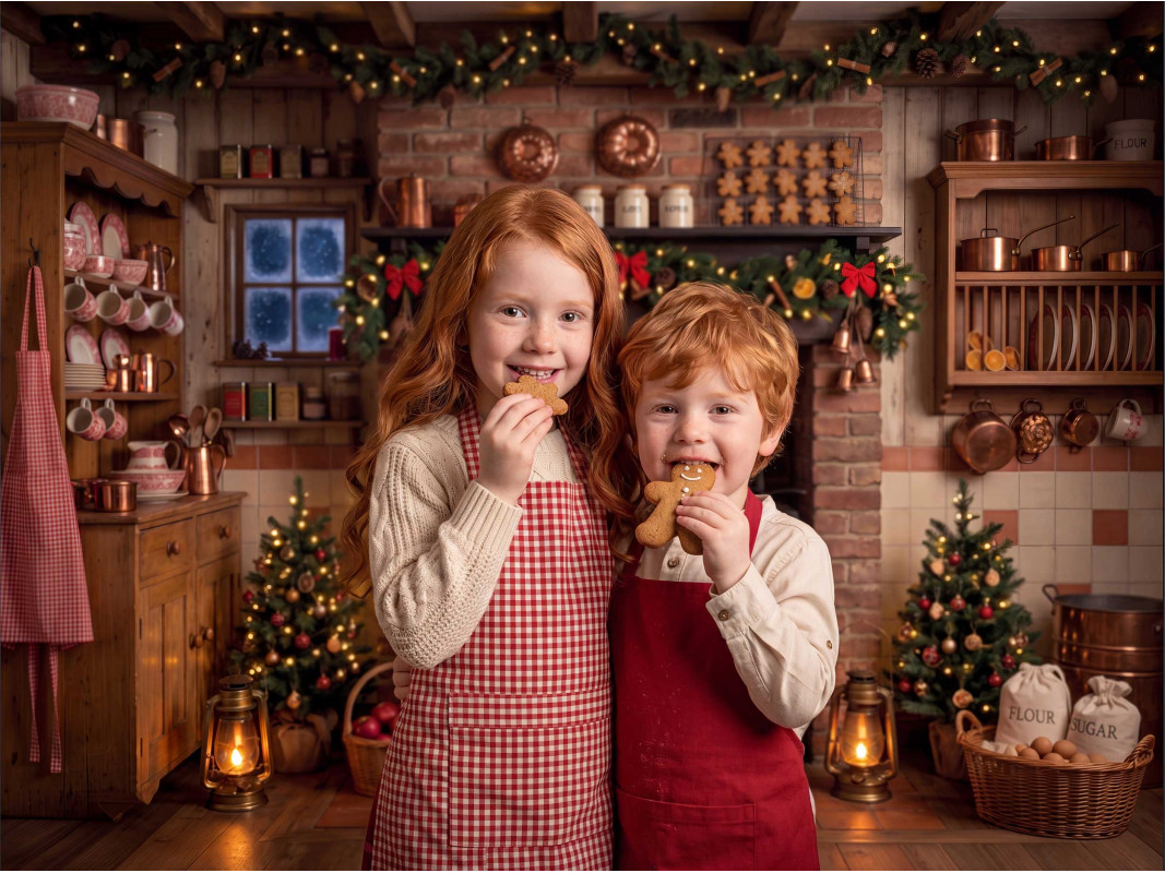 Christmas Baking Kitchen Backd - Baking Kitchen Kids ulasan dan harga