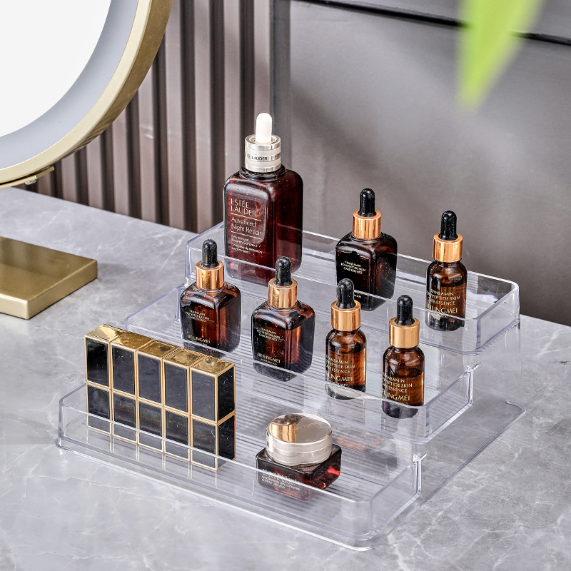 3 Tier Desktop Perfume Shelf A - Kitchen Baking Tray Storage ulasan dan harga